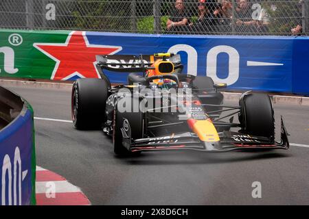 Montecarlo, Monaco. 24 maggio 2024. 24.05.2024, Circuit de Monaco, Monte Carlo, Gran Premio di Formula 1 Monaco 2024, nella foto Sergio Perez (mex), Oracle Red Bull Racing Credit: dpa/Alamy Live News Foto Stock