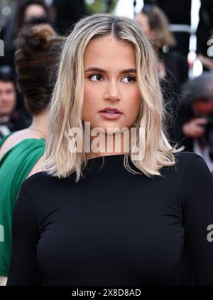 Cannes, Francia. 24 maggio 2024. Molly-Mae Hague arriva alla prima più preziosa delle merci. Parte della 77a edizione del Festival di Cannes. Crediti: Doug Peters/EMPICS/Alamy Live News Foto Stock