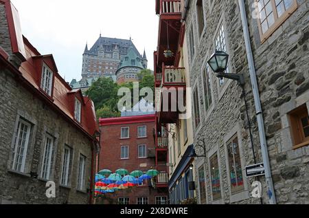 Cerca Rue du cUL-de-Sac, Quebec City, Canada Foto Stock