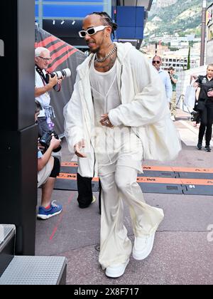 Mobaco, Francia. 25 maggio 2024. Monaco, Gran Premio di Monte Carlo - ospiti nel paddock - nella foto: Lewis Hamilton Credit: Independent Photo Agency/Alamy Live News Foto Stock