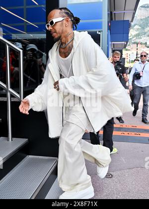 Mobaco, Francia. 25 maggio 2024. Monaco, Gran Premio di Monte Carlo - ospiti nel paddock - nella foto: Lewis Hamilton Credit: Independent Photo Agency/Alamy Live News Foto Stock