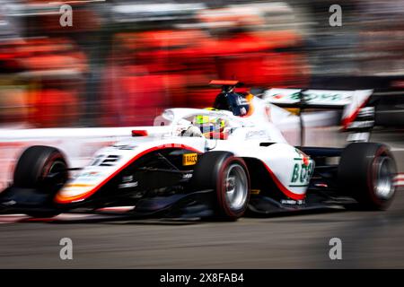 12 BOYA Mari (spa), Campos Racing, Dallara F3 2019, azione durante la 4a prova del Campionato FIA di Formula 3 2024 dal 23 al 26 maggio 2024 sul circuito di Monaco, a Monaco - foto Paul Vaicle / DPPI Foto Stock