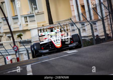 12 BOYA Mari (spa), Campos Racing, Dallara F3 2019, azione durante la 4a prova del Campionato FIA di Formula 3 2024 dal 23 al 26 maggio 2024 sul circuito di Monaco, a Monaco - foto Eric Alonso / DPPI Foto Stock