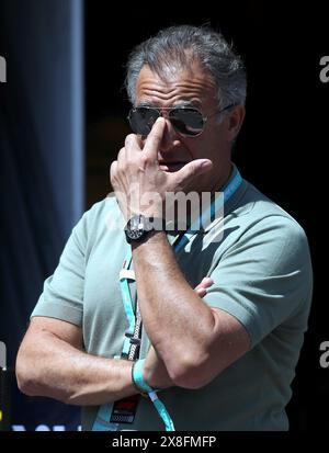 Monaco, Francia. 25 maggio 2024. © PHOTOPQR/NICE MATIN/Jean Francois Ottonello ; Monaco ; 25/05/2024 ; 81e Grand Prix de Monaco 2024 - Pitlane - Jean Alesi crediti: MAXPPP/Alamy Live News Foto Stock