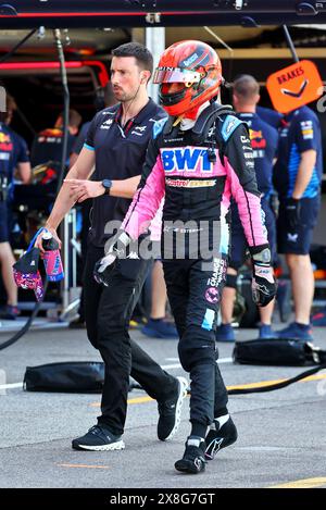 Monaco, Monte Carlo. 25 maggio 2024. Esteban Ocon (fra) squadra di F1 alpina. 25.05.2024. Campionato del mondo di formula 1, Rd 8, Gran Premio di Monaco, Monte Carlo, Monaco, giorno di qualificazione. Il credito fotografico dovrebbe essere: XPB/Alamy Live News. Foto Stock