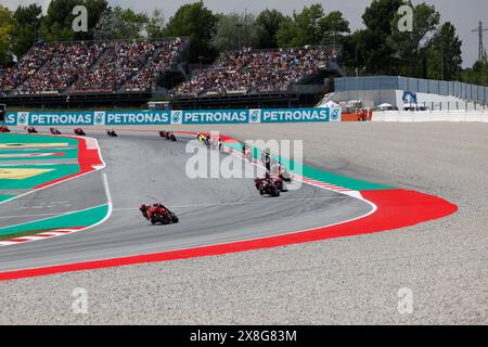 Circuito di Barcellona, Barcellona, Catalogna, Spagna. 25 maggio 2024. 2024 MotoGP di Catalunya Qualifying Day; inizio della gara sprint al Catalunya MotoGP Credit: Action Plus Sports/Alamy Live News Foto Stock