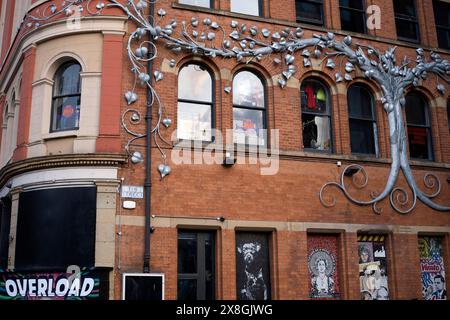 Facciata di Afflecks a Manchester, Inghilterra Foto Stock