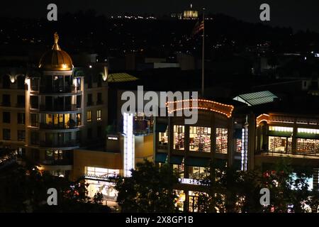 THE AMERICANA AT BRAND, shopping, ristoranti e divertimenti a Glendale, California Foto Stock