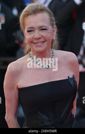 Cannes, Francia. 25 maggio 2024. CANNES, FRANCIA. 25 maggio 2024: Caroline Scheufele alla cerimonia di chiusura del 77° Festival di Cannes. Crediti fotografici: Paul Smith/Alamy Live News Foto Stock