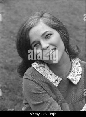 Un ritratto pubblicitario dell'attrice britannica CHARLOTTE RAMPLING per MARCIO AL CORE 1965 regista JOHN BOULTING produttore ROY BOULTING A British Lion Presentation Foto Stock