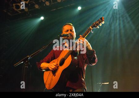 Glasgow, Scozia. Blue Rose Code, cantautore scozzese, alias Ross Wilson, ha eseguito un concerto all'O2 ABC al Celtic Connections 2018. Foto Pau Foto Stock