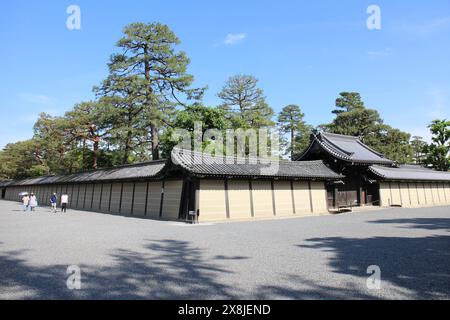 Palazzo Imperiale di Kyoto nel Giardino Nazionale Gyoen di Kyoto, Giappone Foto Stock