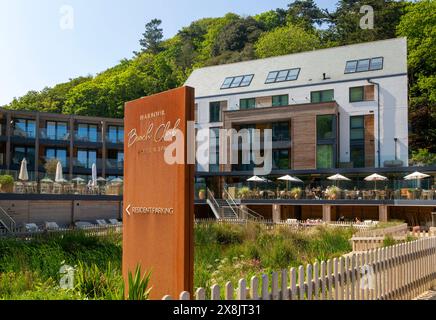 Harbour Beach Club hotel and spa, South Sands, Salcombe, South Devon, Inghilterra, REGNO UNITO Foto Stock