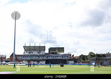 Taunton, Regno Unito. 26 maggio 2024. Una visione generale del terreno durante il secondo incontro di ODI femminile della Metro Bank tra England Women e Pakistan Women al Cooper Associates County Ground, Taunton, Inghilterra, il 26 maggio 2024. Foto di Stuart Leggett. Solo per uso editoriale, licenza richiesta per uso commerciale. Non utilizzare in scommesse, giochi o pubblicazioni di singoli club/campionato/giocatori. Crediti: UK Sports Pics Ltd/Alamy Live News Foto Stock