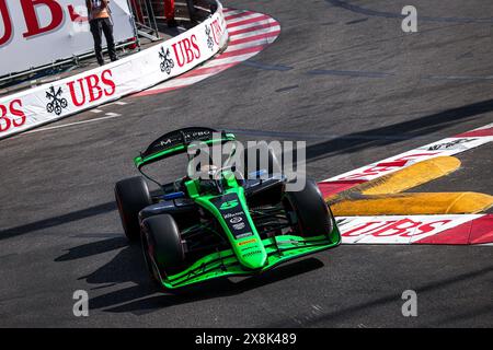 05 MALONY Zane (bar), Rodin Motorsport, Dallara F2 2024, azione durante la 5a prova del Campionato FIA di Formula 2 2024 dal 23 al 26 maggio 2024 sul circuito di Monaco, a Monaco - foto Eric Alonso / DPPI Foto Stock