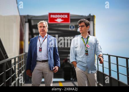 Monaco, Principato di Monaco. 26 maggio 2024. Carlos Sainz SR, (ESP) ex campione del mondo Rally con Toyota e padre di Carlos Sainz JR, durante il GP di Monaco, 23-26 maggio 2024 Montecarlo, campionato del mondo di Formula 1 2024. Credito: Agenzia fotografica indipendente/Alamy Live News Foto Stock