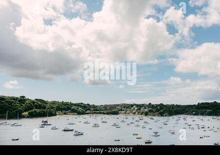 Il fiume Helford in Cornovaglia, Regno Unito Foto Stock