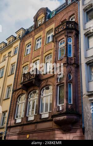 Art Nouveau a Lussemburgo. Foto Stock