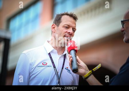 Monaco, Principato di Monaco. 26 maggio 2024. Alex Wurz (AUT) ex pilota di f1, con Benetton e McLaren test driver, ora commentatore televisivo durante il GP di Monaco, 23-26 maggio 2024 Montecarlo, campionato del mondo di Formula 1 2024. Credito: Agenzia fotografica indipendente/Alamy Live News Foto Stock