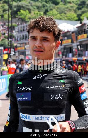 Monaco, Monte Carlo. 26 maggio 2024. Lando Norris (GBR) McLaren. 26.05.2024. Campionato del mondo di formula 1, Rd 8, Gran Premio di Monaco, Monte Carlo, Monaco, giorno della gara. Il credito fotografico dovrebbe essere: XPB/Alamy Live News. Foto Stock