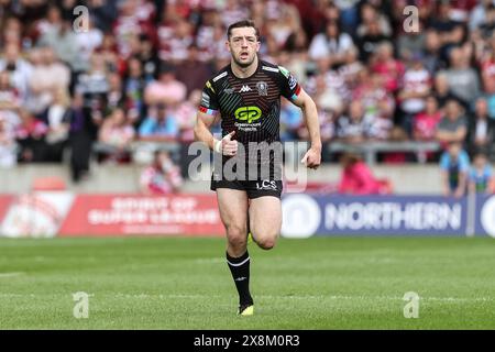 Eccles, Regno Unito. 26 maggio 2024. Jake Wardle dei Wigan Warriors durante la partita del Betfred Super League Round 12 Salford Red Devils vs Wigan Warriors al Salford Community Stadium, Eccles, Regno Unito, 26 maggio 2024 (foto di Mark Cosgrove/News Images) a Eccles, Regno Unito il 26/5/2024. (Foto di Mark Cosgrove/News Images/Sipa USA) credito: SIPA USA/Alamy Live News Foto Stock