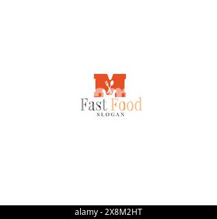 materiale iniziale per il settore alimentare modello di logo semplice icona vettoriale abstract Illustrazione Vettoriale