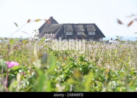 Kampen, Germania. 26 maggio 2024. Il ristorante 'Sturmhaube' a Kampen on Sylt. Crediti: Lea Sarah Albert/dpa/Alamy Live News Foto Stock