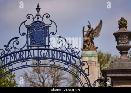 Tameside GTR Manchester Ashton-under-Lyne Memorial Gardens Foto Stock