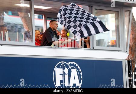 Montecarlo, Monaco. 26 maggio 2024. Kylian Mbappe (fra), Gran Premio di F1 di Monaco al Circuit de Monaco il 26 maggio 2024 a Monte-Carlo, Monaco. (Foto di HOCH ZWEI) credito: dpa/Alamy Live News Foto Stock