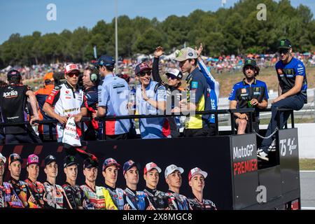 Barcellona, ESP. 26 maggio 2024. Barcellona, Spagna. Circuit de Barcelona Catalunya. Maggio 26 2024 giornata della corsa. Moto GP Moto GP Premier prima della MotoGP Gran premi Monster Energy de Catalunya. MotoGP 24-25-26 maggio 2024, al Circuit de Barcelona-Catalunya di Barcellona, Spagna. Crediti: Rosdemora/Alamy Live News Foto Stock