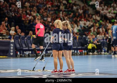 Amburgo, Amburgo, Germania. 26 maggio 2024. Impressioni durante le finali EHF Men 2024 Handball ad Amburgo (Credit Image: © Mathias Schulz/ZUMA Press Wire) SOLO PER USO EDITORIALE! Non per USO commerciale! Foto Stock