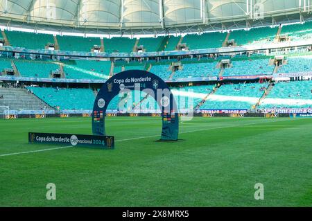 Salvador, Brasile. 26 maggio 2024. BA - SALVADOR - 05/26/2024 - COPA DO NORDESTE 2024, BAHIA x CRB - Vista generale dello stadio Arena fonte Nova per la partita tra Bahia e CRB per il campionato Copa do Nordeste 2024. Foto: Jhony Pinho/AGIF credito: AGIF/Alamy Live News Foto Stock