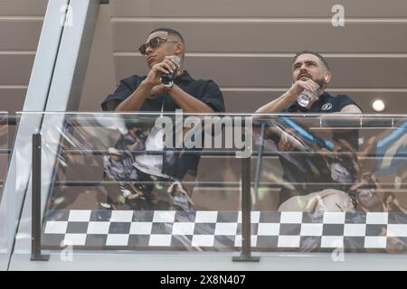 Monte Carlo, Principato di Monaco. 26 maggio 2024. Formula 1 Gran Premio di Monaco sul circuito di Monaco di Monte Carlo. Nella foto: Kylian Mbappe © Piotr Zajac/Alamy Live News Foto Stock