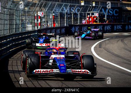 Monaco, Principato di Monaco. 26 maggio 2024. 22 Yuki Tsunoda, (JAP) Visa Cash App, Racing Bulls, Honda durante il GP di Monaco, 23-26 maggio 2024 Montecarlo, campionato del mondo di Formula 1 2024. Credito: Agenzia fotografica indipendente/Alamy Live News Foto Stock