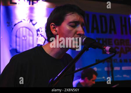 Green Door Store, Brighton, città di Brighton & Hove, East Susse, Regno Unito. Corridoio che si esibisce al Green Door Store di Brighton come parte del festival musicale Great Escape 2024. 18 maggio 2024. David Smith/Alamy News Foto Stock