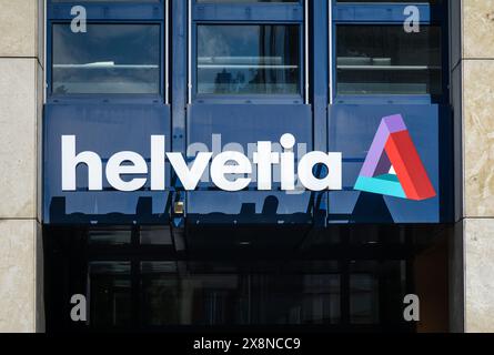 Olten, Svizzera - 25 maggio 2024: Helvetia è una compagnia di assicurazioni svizzera - prodotti e servizi assicurativi per privati e imprese Foto Stock