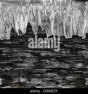 Pittura ad acquerello rovine di Angkor Wat Cambogia se Asia arredamento per la casa oggetto fatto a mano belle arti paesaggio (stampa) Foto Stock