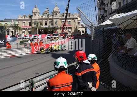 Monaco, Monaco. 26 maggio 2024. Circuito di Monaco #4 Lando Norris (gbr) McLaren F1 Team McLaren (gbr) MCL38 Mercedes, durante il Gran Premio di Formula 1 2024 di Monaco, ottavo round del Campionato del mondo di Formula 1 2024 dal 20 al 23 maggio 2024 sul circuito di Monaco. (Philippe Nanchino/SPP) credito: SPP Sport Press Photo. /Alamy Live News Foto Stock