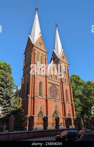 Attrazione turistica. Antica chiesa cattolica romana di San Francesco, riga, Lettonia. Foto Stock