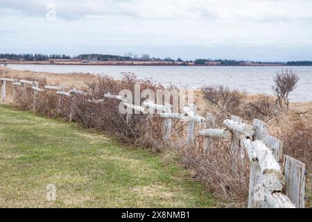 Sentieri al Greenwich National Park a St. Peters Bay, Prince Edward Island, Canada Foto Stock