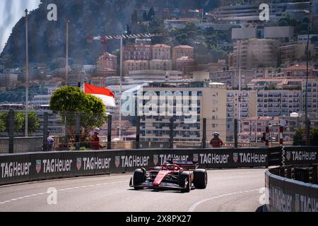 Imola, Imola, Italia. 26 maggio 2024. Il pilota monegasco della scuderia Ferrari HP F1 Charles Leclerc (16) durante la gara del Gran Premio di Formula 1 di Monaco (Credit Image: © Luca Martini/ZUMA Press Wire) SOLO PER USO EDITORIALE! Non per USO commerciale! Foto Stock