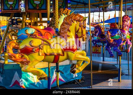 Fiera statale annuale che si tiene alla Oklahoma State Fair, Oklahoma Foto Stock