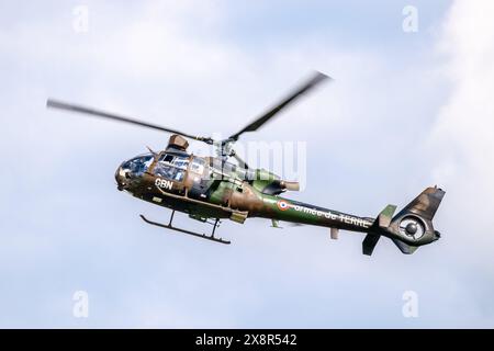 © Arnaud BEINAT/Maxppp. 2024/05/25, Chambley, Lorena, Grand Est, Francia. Hélicoptère léger Gazelle de l'armée de terre francese. INGLESE : Gazelle leggero elicottero dell'esercito francese. Crediti: MAXPPP/Alamy Live News Foto Stock