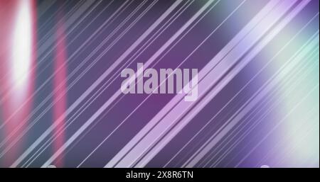 Immagine di strisce diagonali che si muovono su un loop senza cuciture Foto Stock