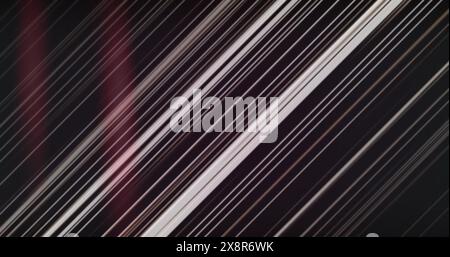 Immagine di strisce diagonali che si muovono su un loop senza cuciture Foto Stock