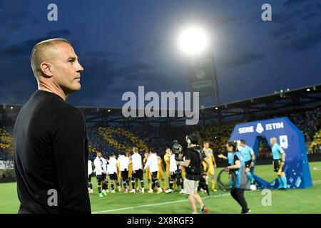 Fabio Cannavaro allenatore dell'Udinese calcio durante la partita di serie A tra Frosinone calcio e Udinese calcio allo stadio Benito stirpe di Frosinone (Italia), 26 maggio 2024. Foto Stock