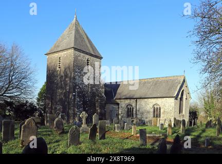 St Cuby e St Leonard's Church, Duloe, Cornovaglia, Inghilterra Foto Stock