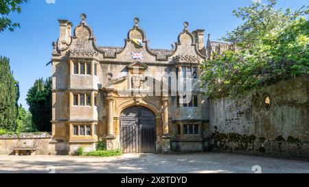 Stanway Village, Gloucestershire Cotswolds Foto Stock