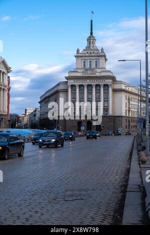 Sofia, Bulgaria - 31 gennaio 2024.edificio dell'Assemblea nazionale bulgara Foto Stock