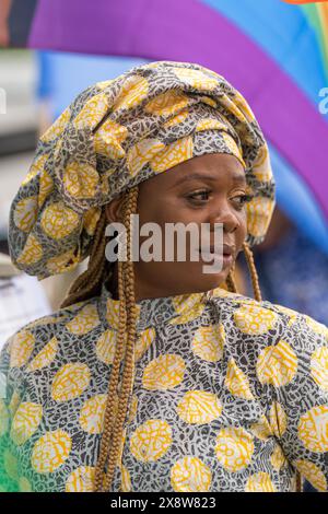 L'Africa Day (in precedenza African Freedom Day e African Liberation Day) è la commemorazione annuale della fondazione dell'Organizzazione dell'unità africana Foto Stock